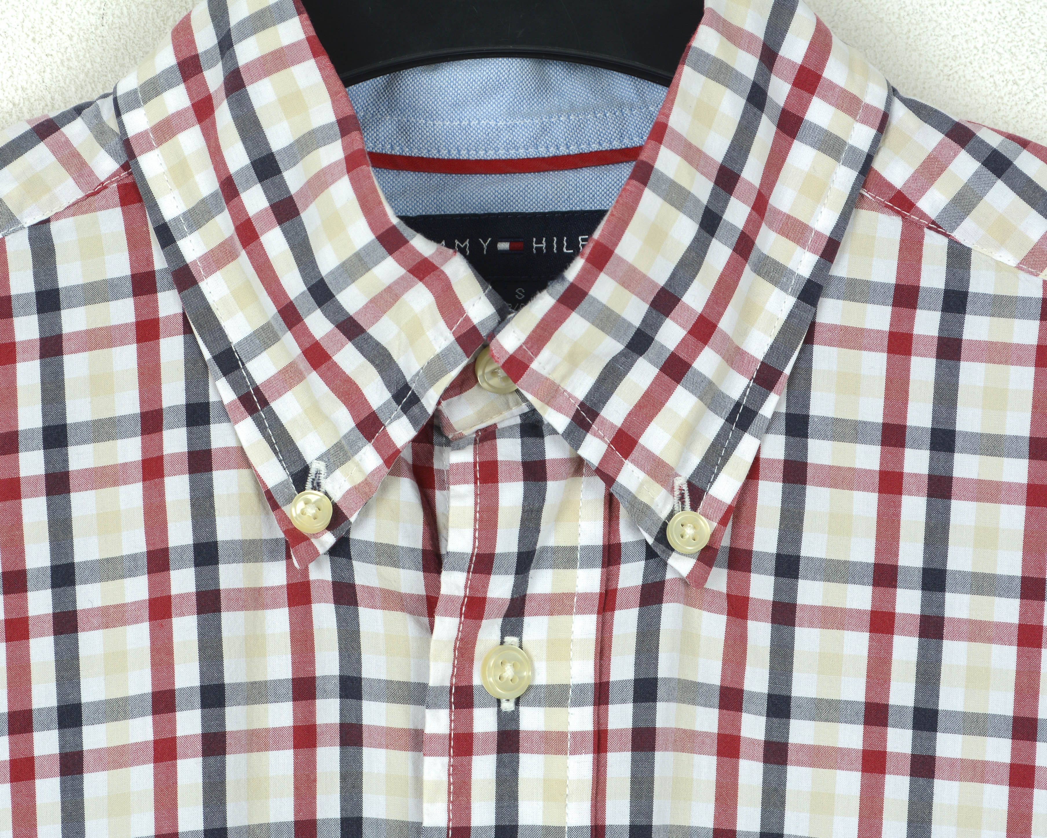 Tommy Hilfiger Button Up Shirt Long Sleeved Tartan Plaid Check Cotton Size US S / EU 44-46 / 1 - 4 Thumbnail