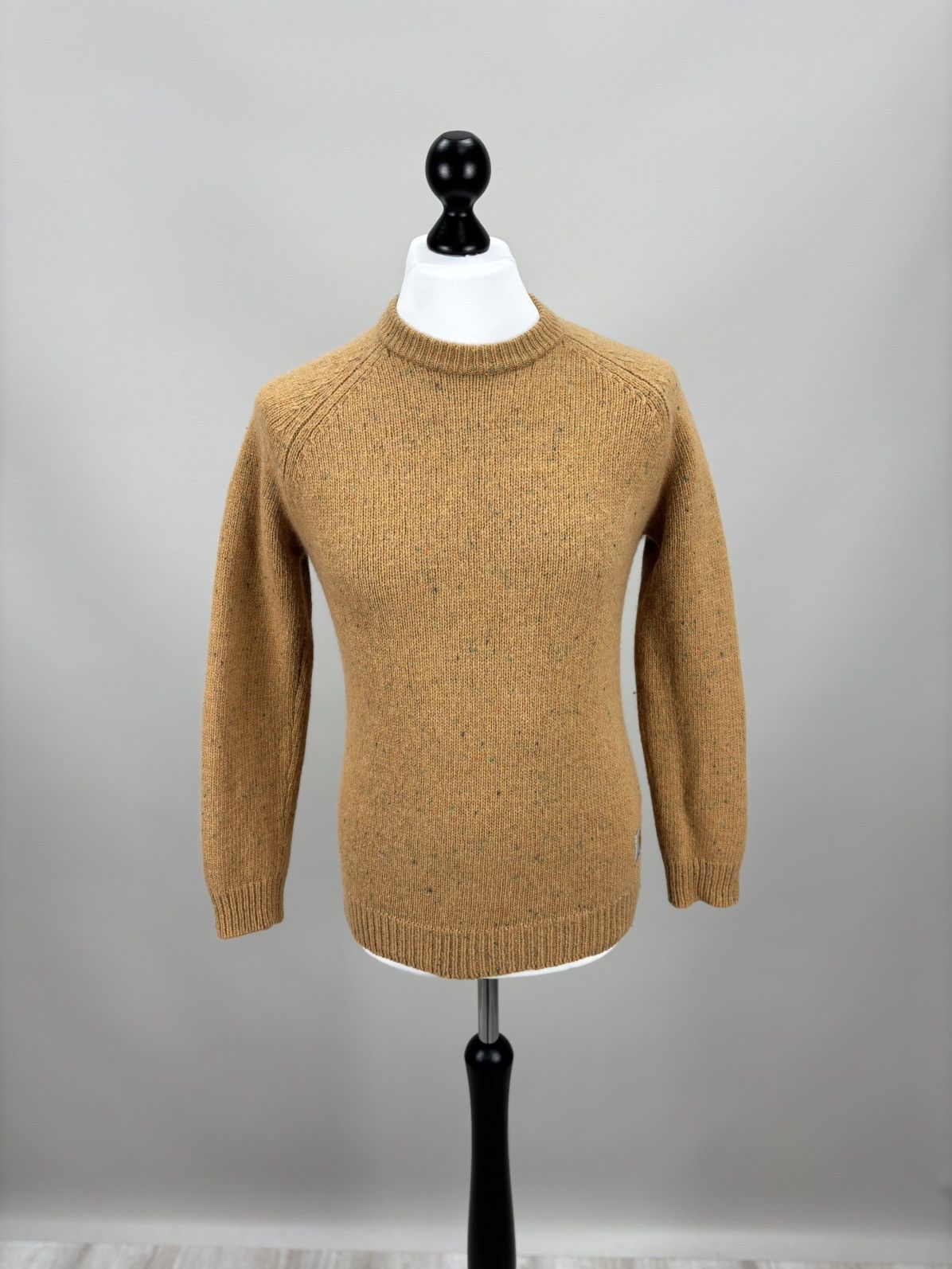 Carhartt Mens sweater Carhartt Anglistic Size S Color Brown Size US S / EU 44-46 / 1 - 1 Thumbnail