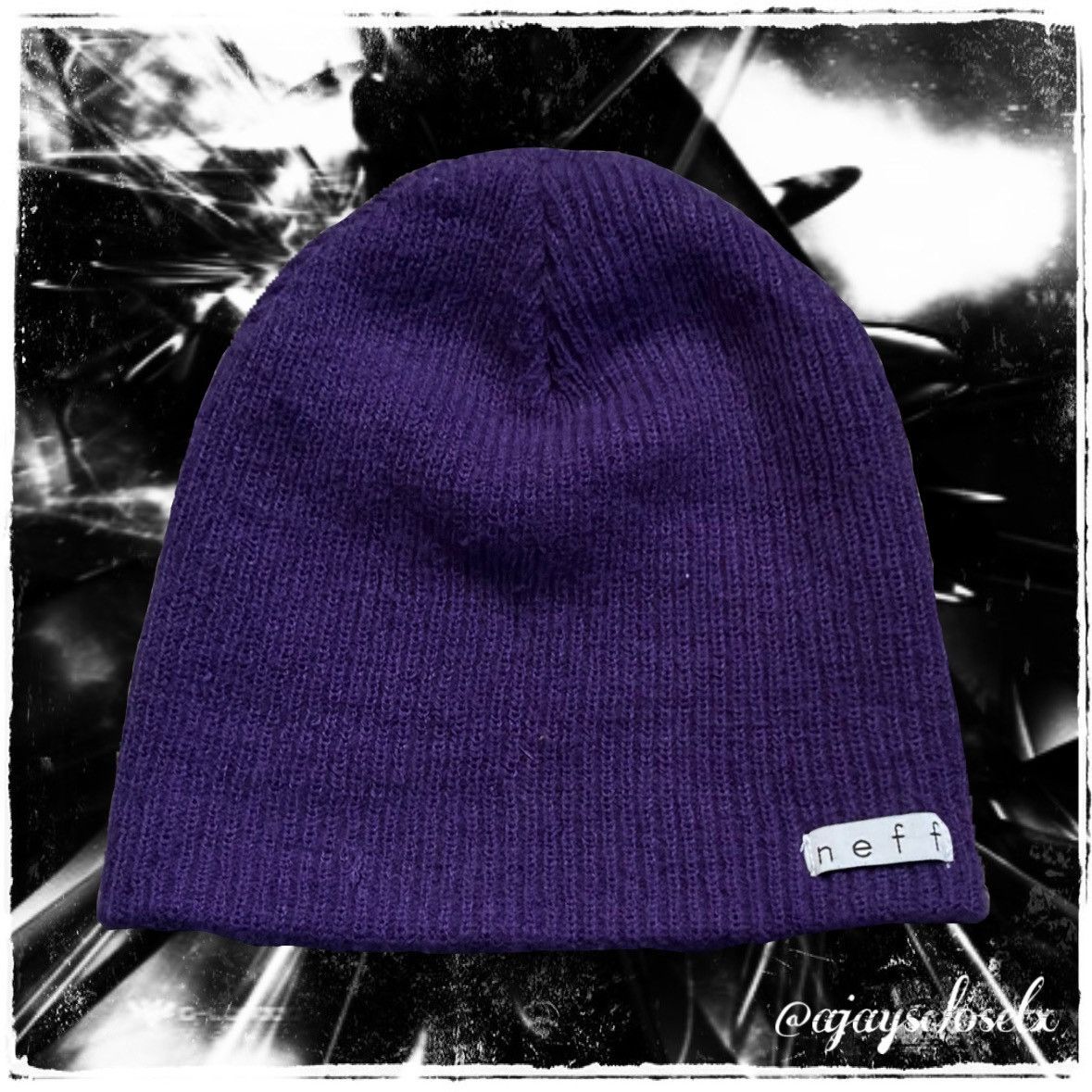 NEFF Purple neff beanie 🏆 Size ONE SIZE - 1 Thumbnail
