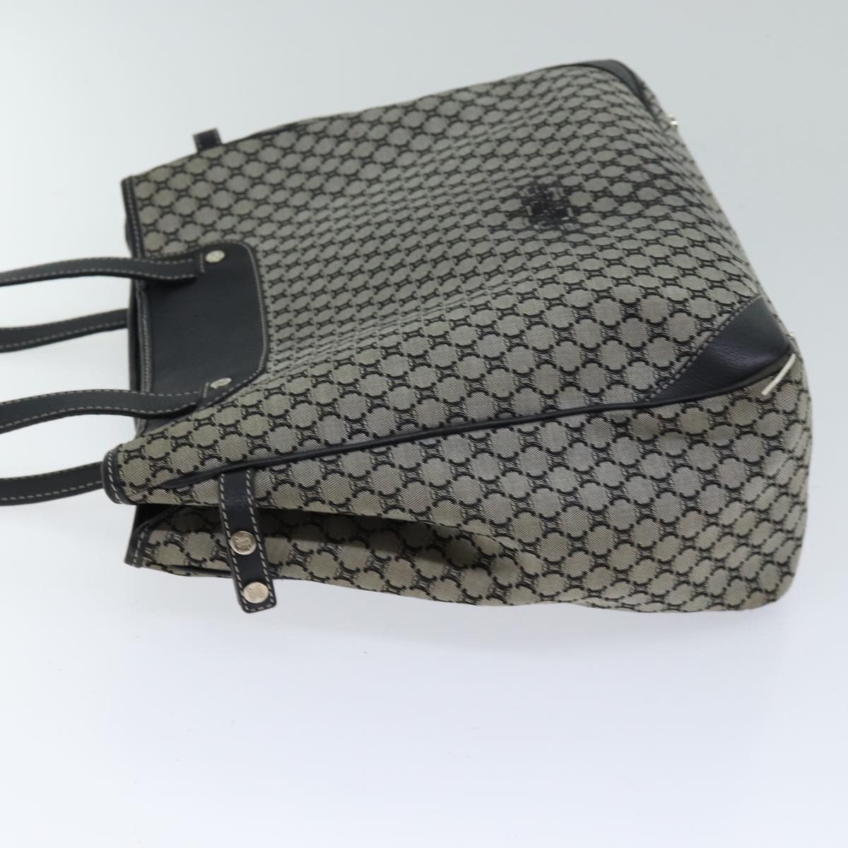 Celine CELINE Macadam Canvas Hand Bag Gray Size ONE SIZE - 5 Thumbnail