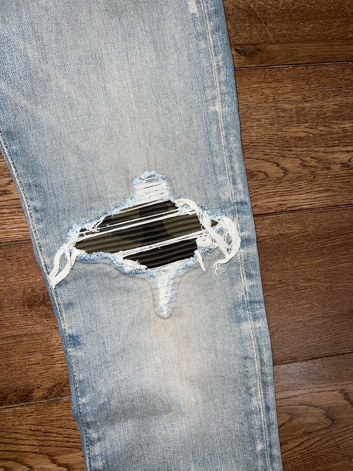 Amiri Amiri Appliqué Camo Logo Jeans Size US 30 / EU 46 - 7 Thumbnail