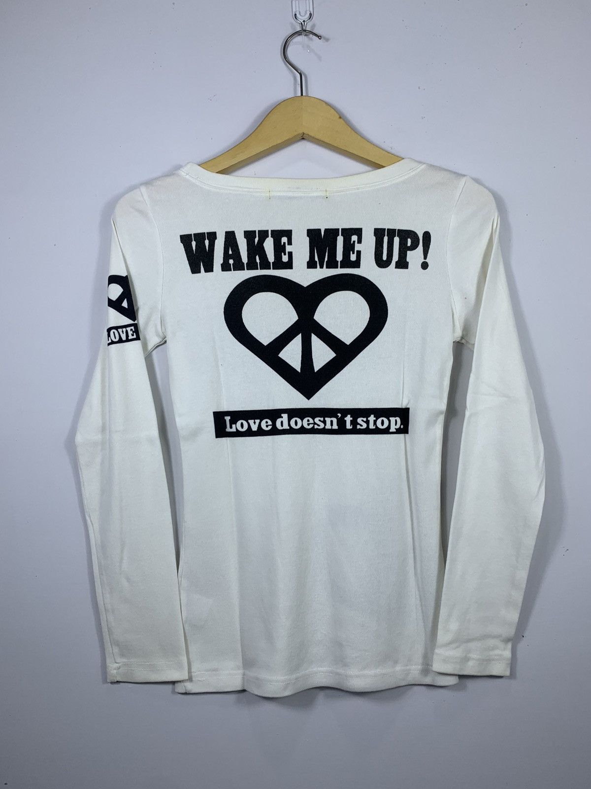 Beauty Beast × If Six Was Nine × Japanese Brand Peace Love Beat wake Me Up Longsleeve Tee Size US M / EU 48-50 / 2 - 2 Thumbnail