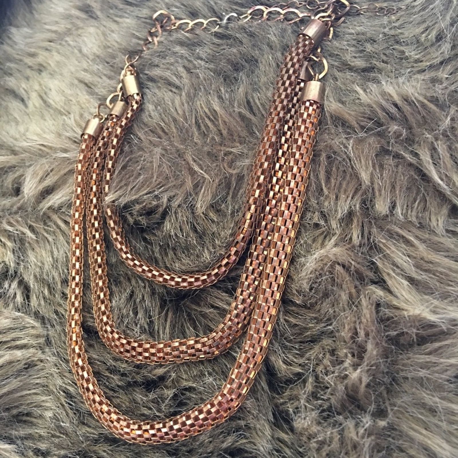 Vintage Vintage gold tone layered coil necklace Size ONE SIZE - 6 Thumbnail