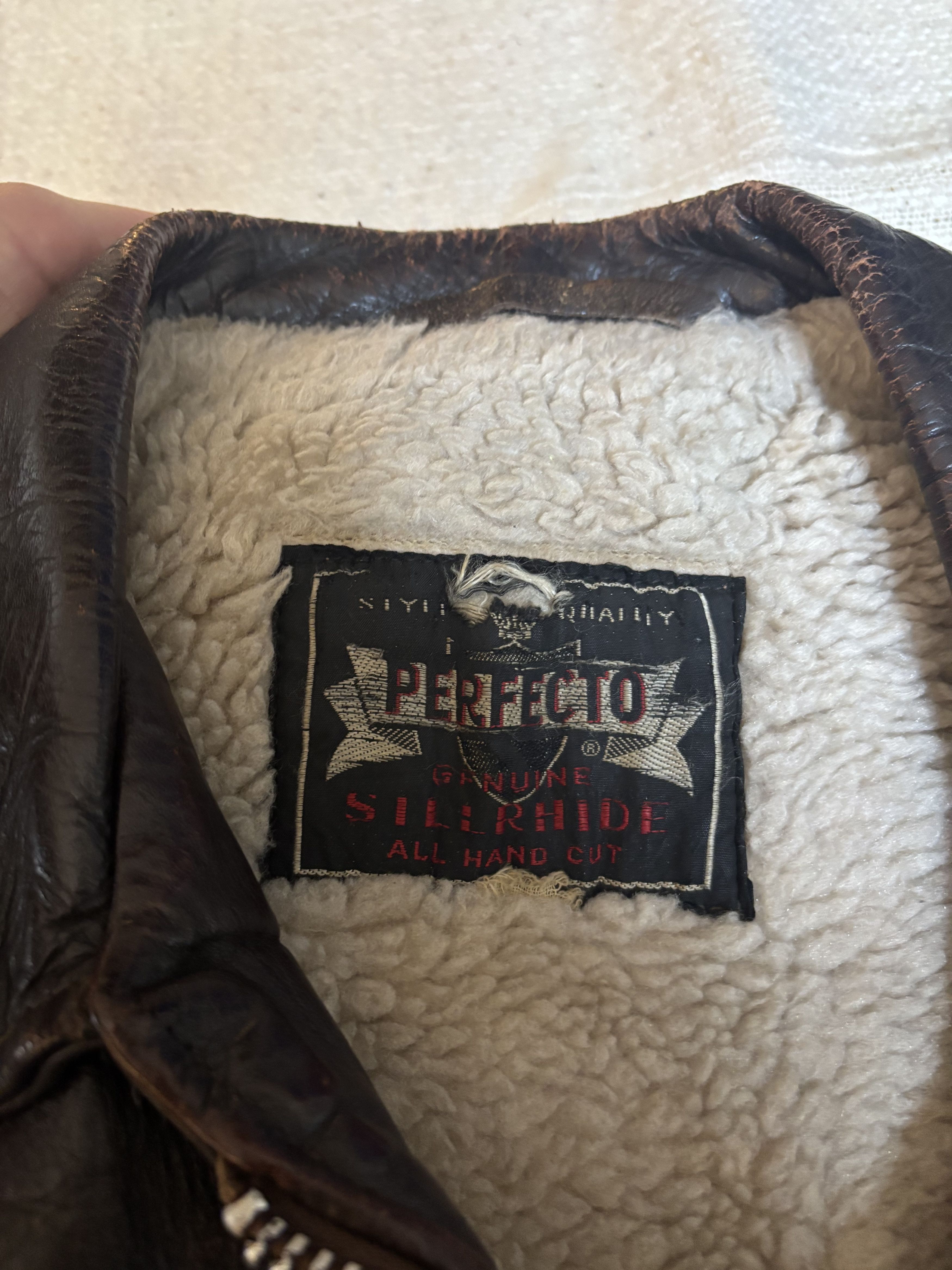 Schott PERFECTO BRAND ORIGINAL LATE 50's-mid 1960's Size US M / EU 48-50 / 2 - 5 Thumbnail