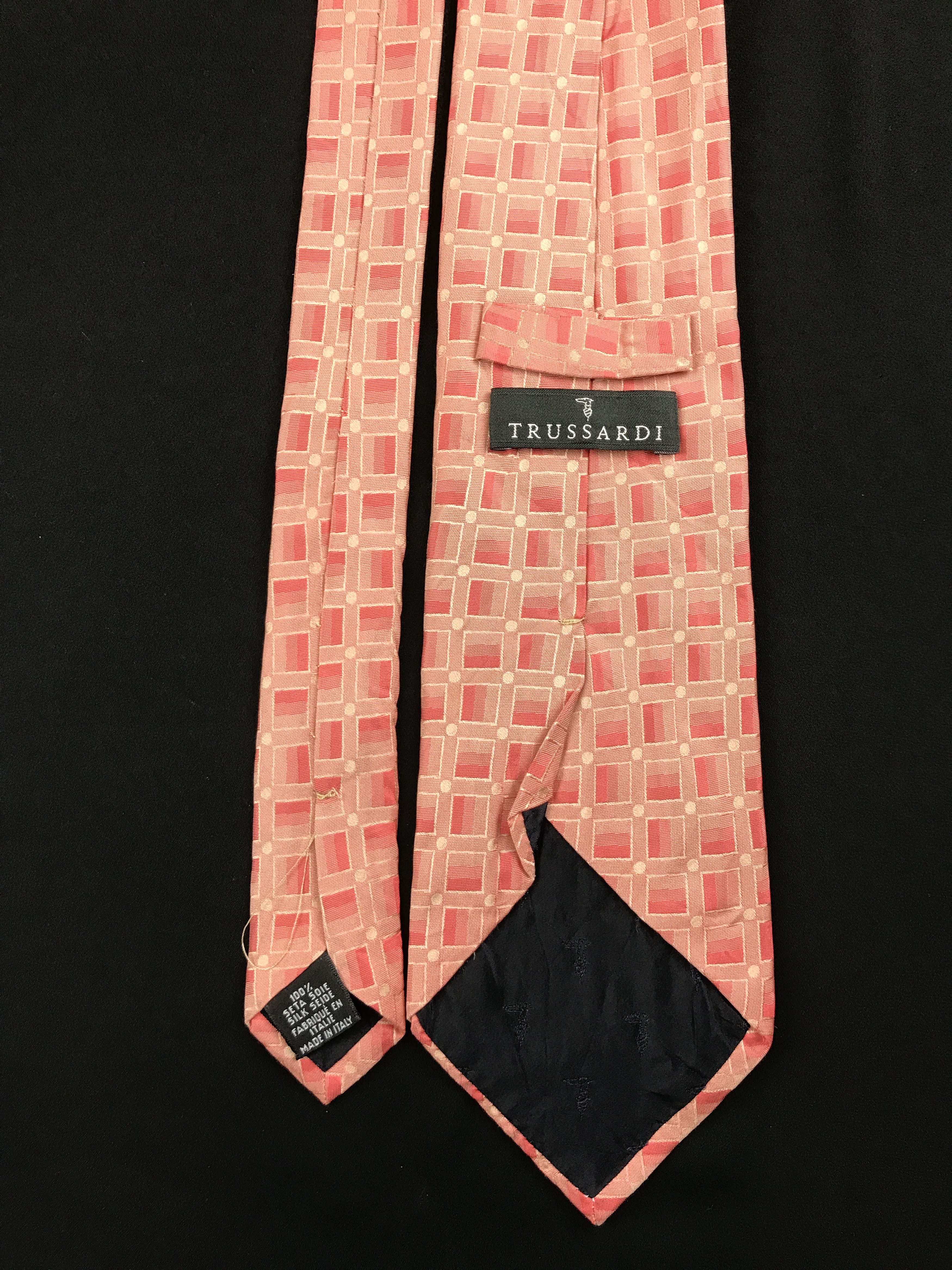 Trussardi × Vintage Vintage Trussardi Silk Necktie Size ONE SIZE - 4 Thumbnail