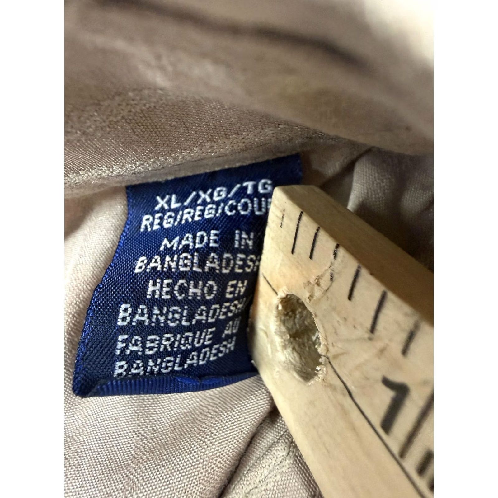 Wrangler Wrangler Shirt Mens XL Beige Stripe Long Sleeve Western Pearl Snap Casual Size US XL / EU 56 / 4 - 3 Thumbnail