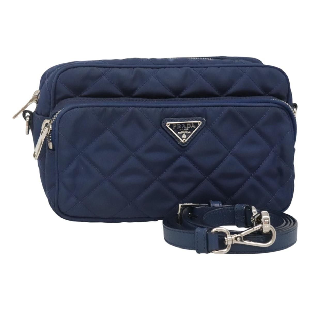 Prada Prada Front Pocket Camera Bag Quilted Tessuto Size ONE SIZE - 1 Thumbnail