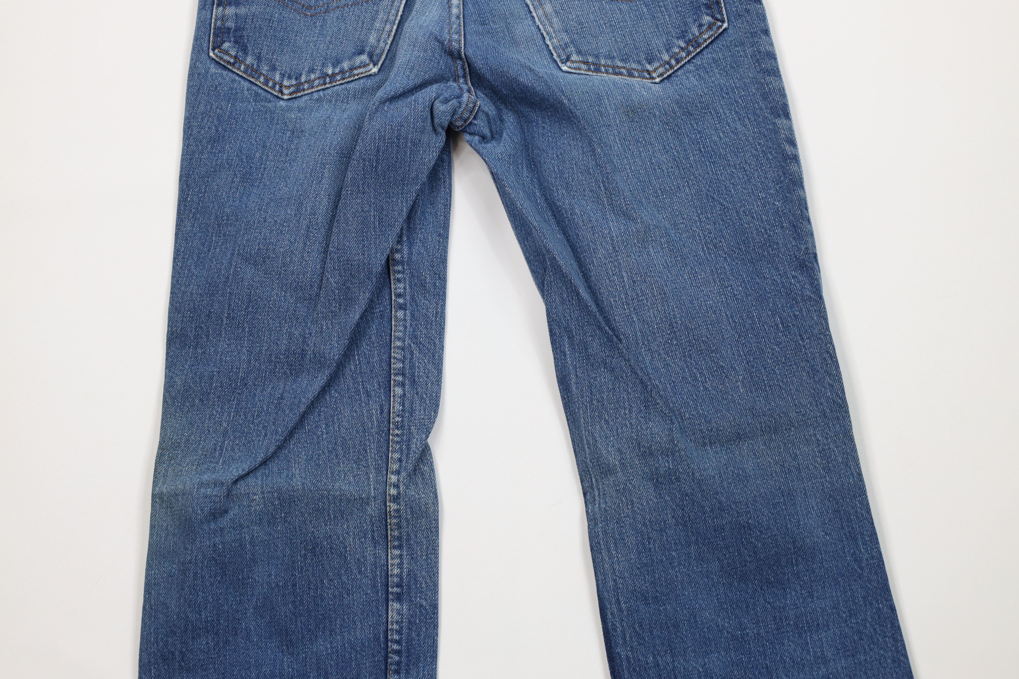 Vintage Vintage 70s Streetwear Western Flared Denim Jeans Blue USA Size US 29 - 13 Thumbnail