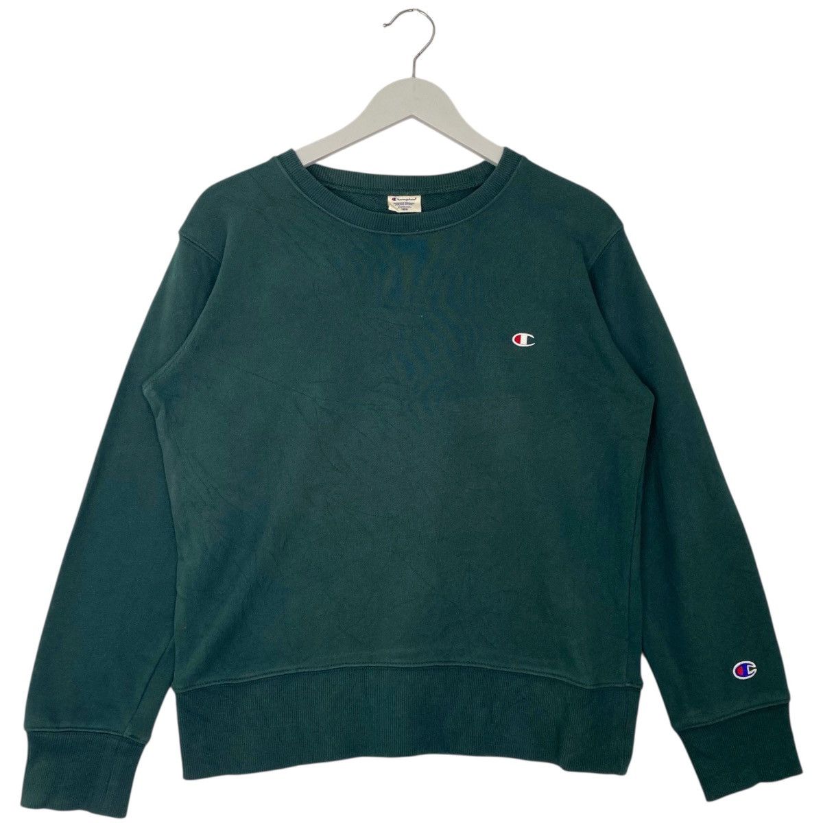 Vintage Vintage Champion Crewneck Sweatshirt Green Size S Size US S / EU 44-46 / 1 - 1 Thumbnail