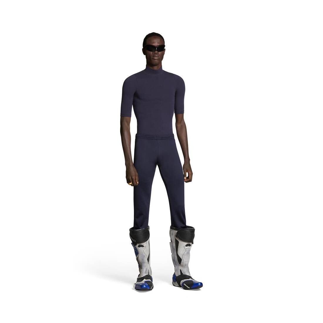 Balenciaga o1bcso1str1025 Low-Waist Fitted Pants in Navy Blue Size US 36 / EU 52 - 2 Thumbnail