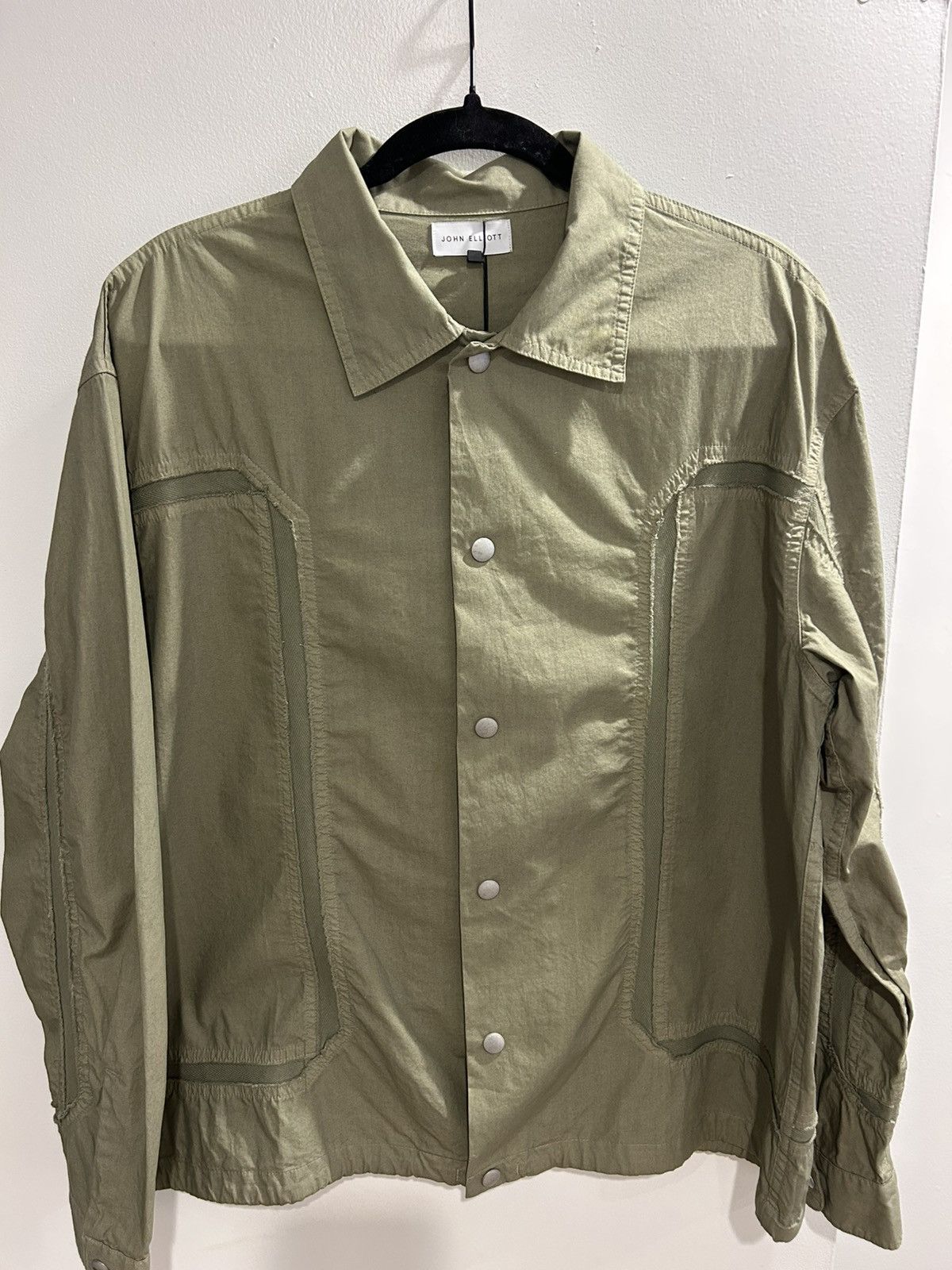 John Elliott John Elliott Vintage Frame / Panelled Shirt - Medium Size US L / EU 52-54 / 3 - 1 Thumbnail
