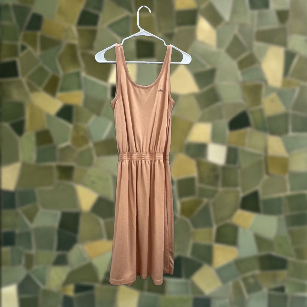 Vintage VINTAGE Womens Dress Size EUR 46 Orange Pullover Tank Dress Cristoffoli Size L / US 10 / IT 46 - 1 Thumbnail