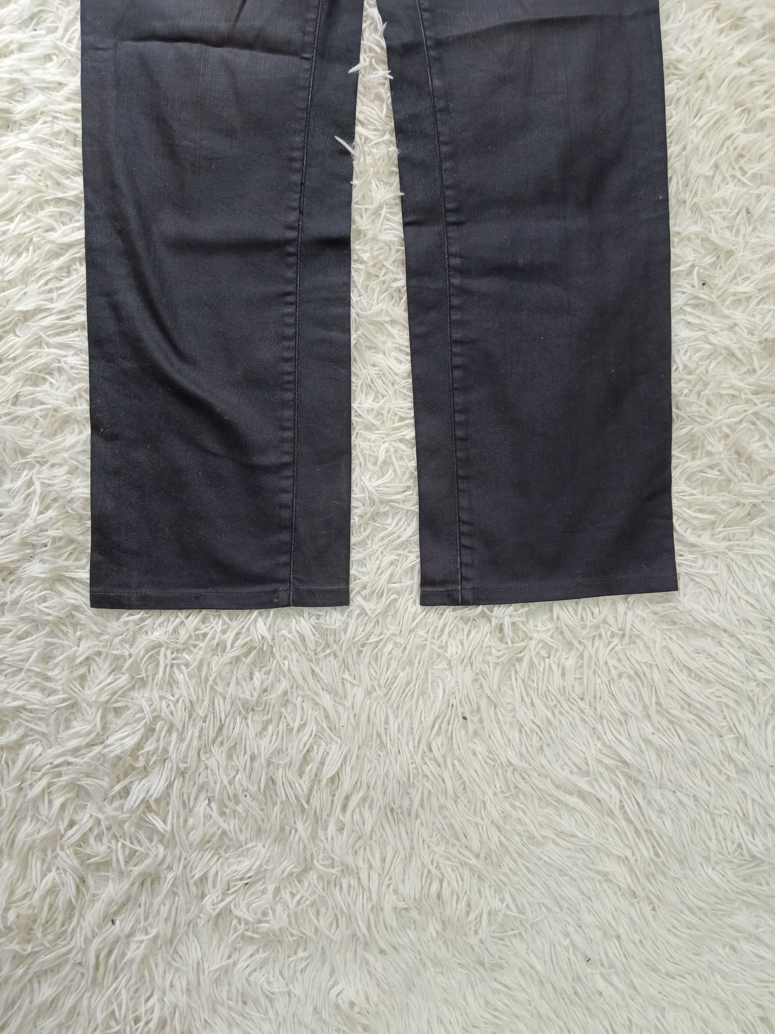 Comme Ca Ism BLACK FADE WAXED COMME CA DENIM PANTS Size US 32 / EU 48 - 5 Thumbnail