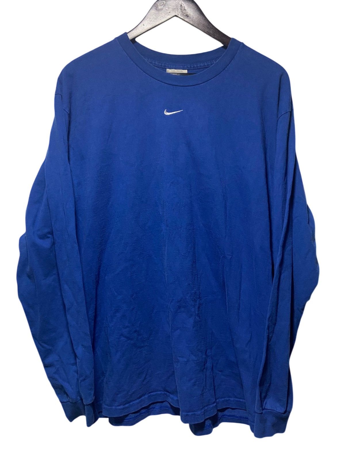 Nike × Nike ACG × Vintage Vintage Nike Center Swoosh T Shirt Size Large Long Sleeve Size US L / EU 52-54 / 3 - 1 Thumbnail
