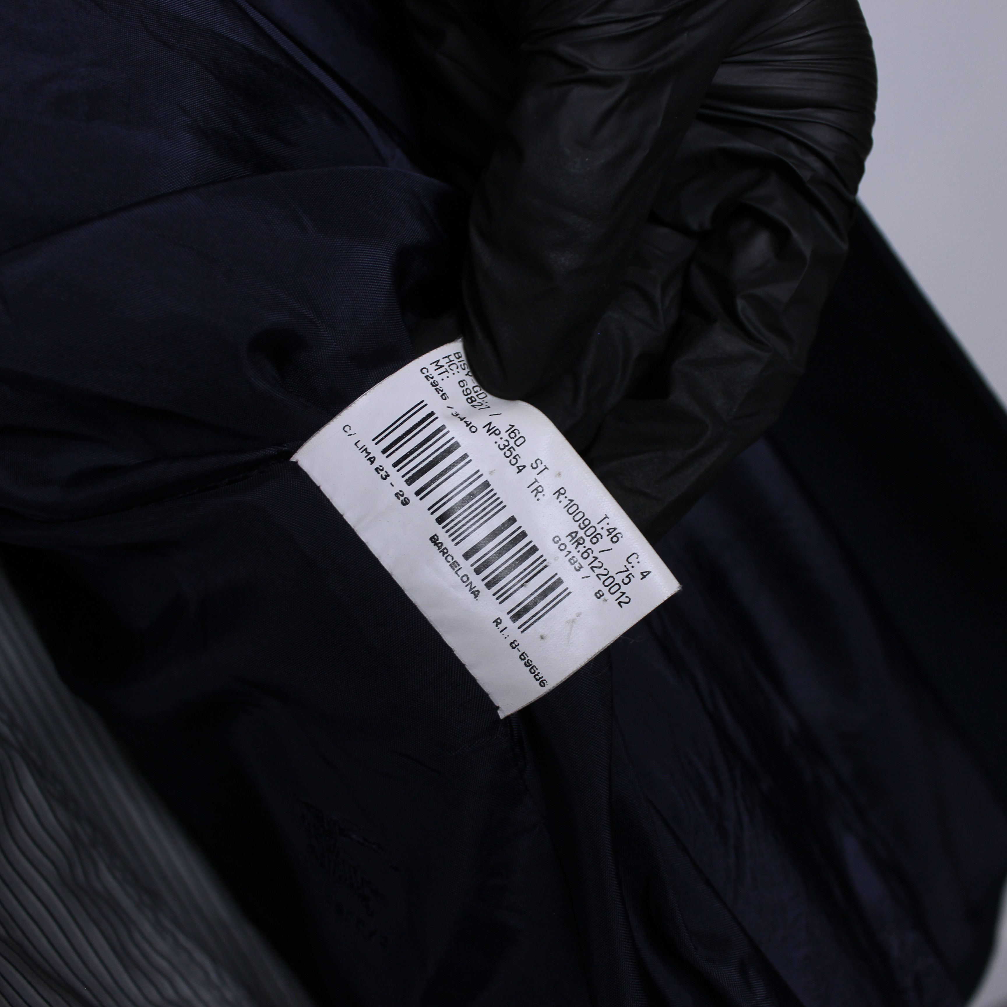 Burberry Burberrys women blazer M L rarity navy blue Size 44R - 7 Thumbnail