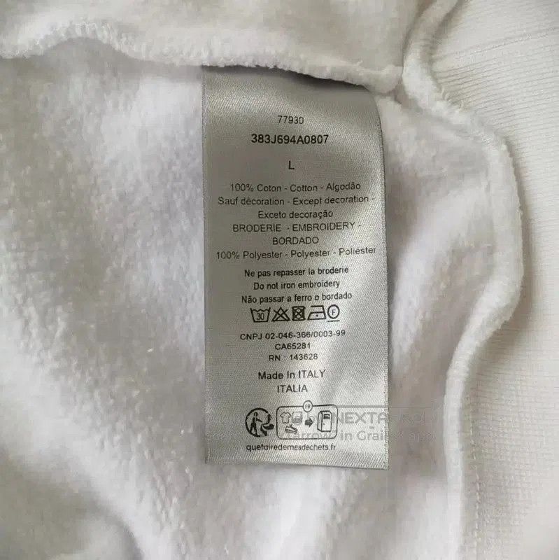 Other Dior White Cotton Men's Sweatshirt . Size US L / EU 52-54 / 3 - 4 Thumbnail