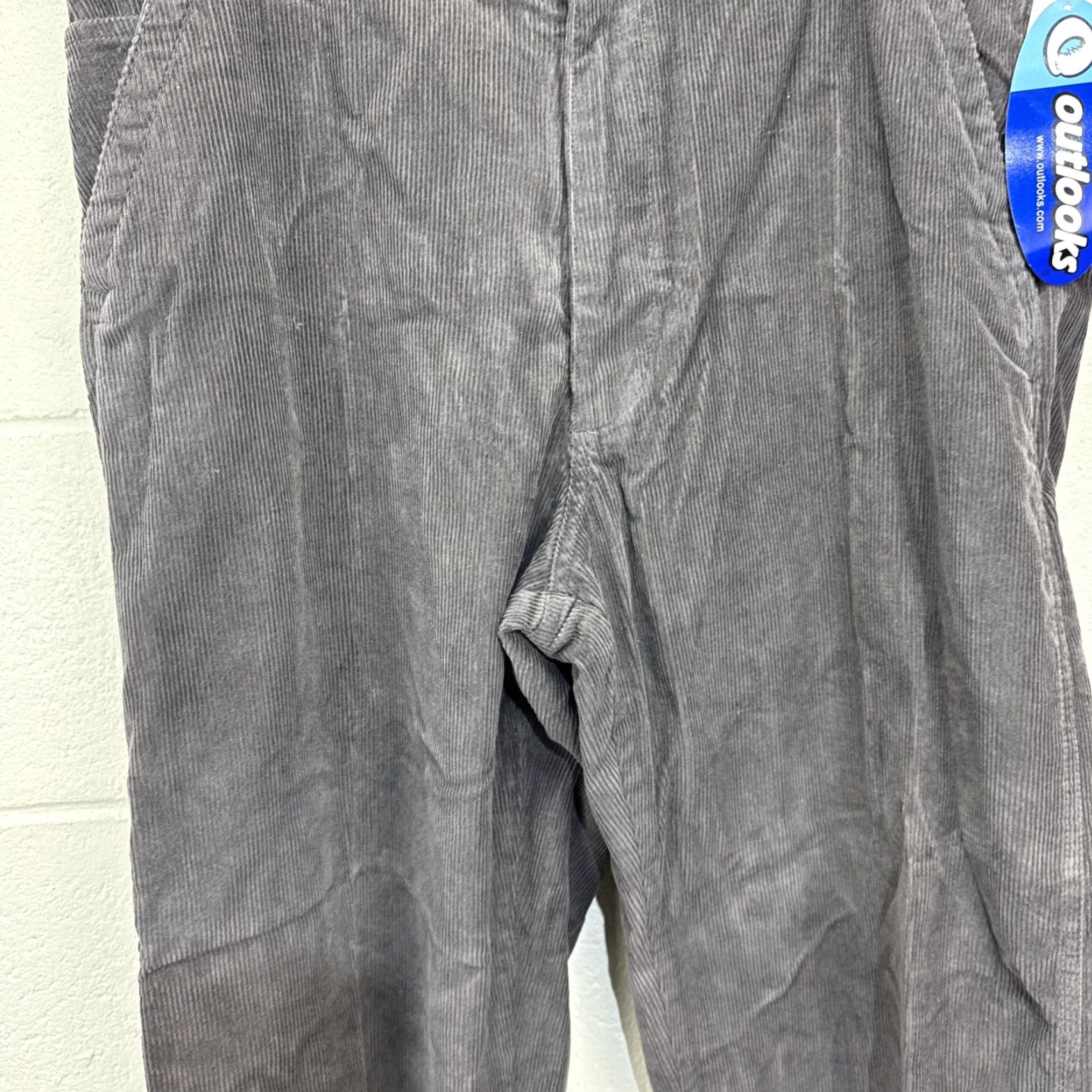 Vintage VINTAGE Outlooks Corduroy Pants Men 34 Regular Gray 90s Retro Grunge Hip Hop Casual Size US 34 / EU 50 - 6 Thumbnail