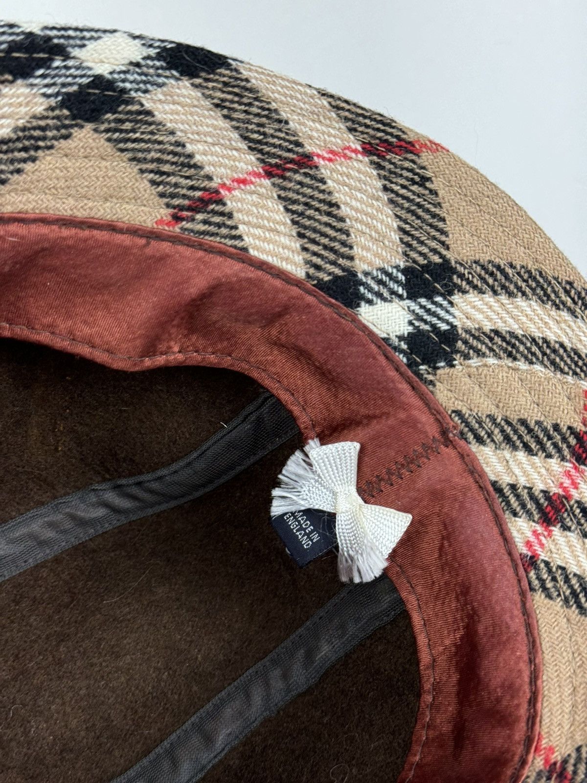 Burberry Vintage wool hat Burberry Nova Check original casual item Size ONE SIZE - 5 Thumbnail
