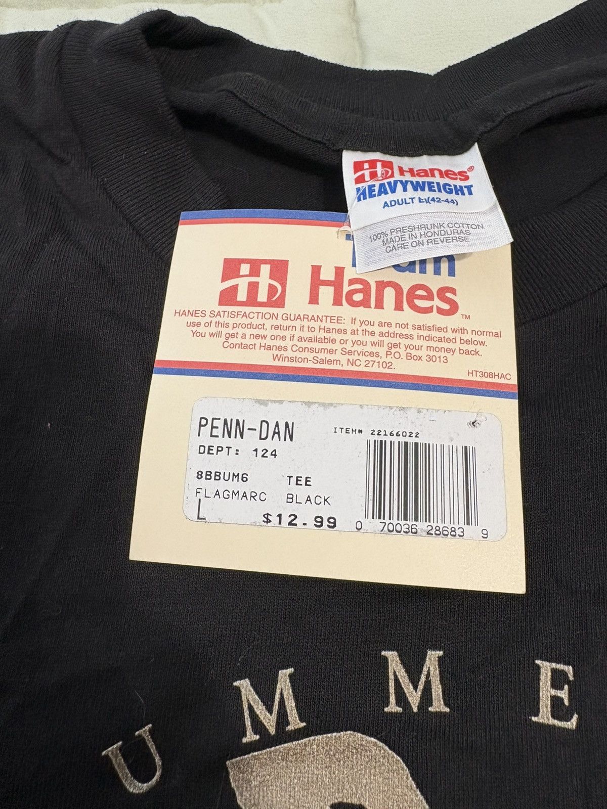Hanes 1996 Atlanta Olympics USA Single Stitch Size Large NWT Size US L / EU 52-54 / 3 - 4 Thumbnail