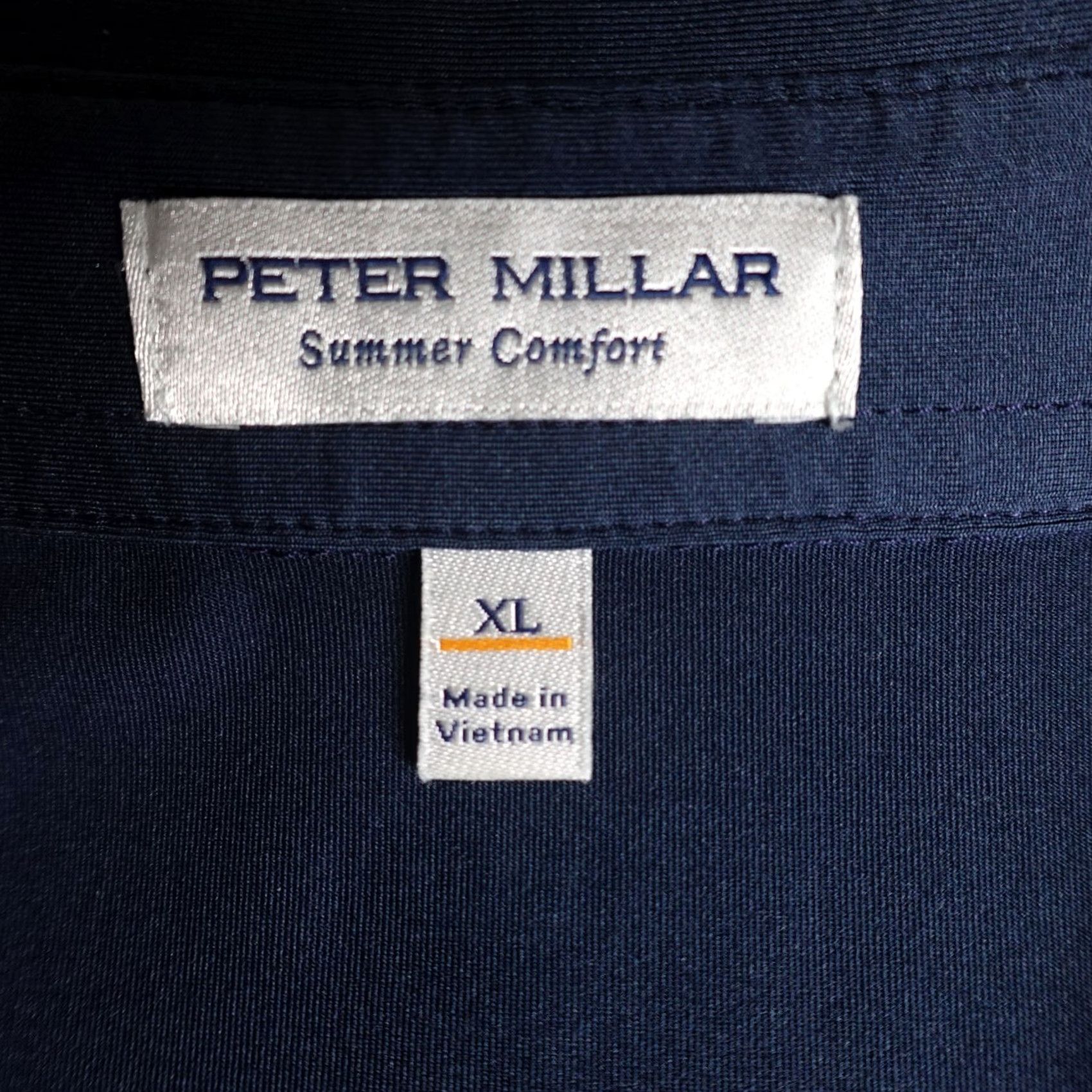 Peter Millar Peter Millar Summer Comfort Polo Shirt XL Blue Embroidered Golf Mens Polo Size US XL / EU 56 / 4 - 5 Thumbnail