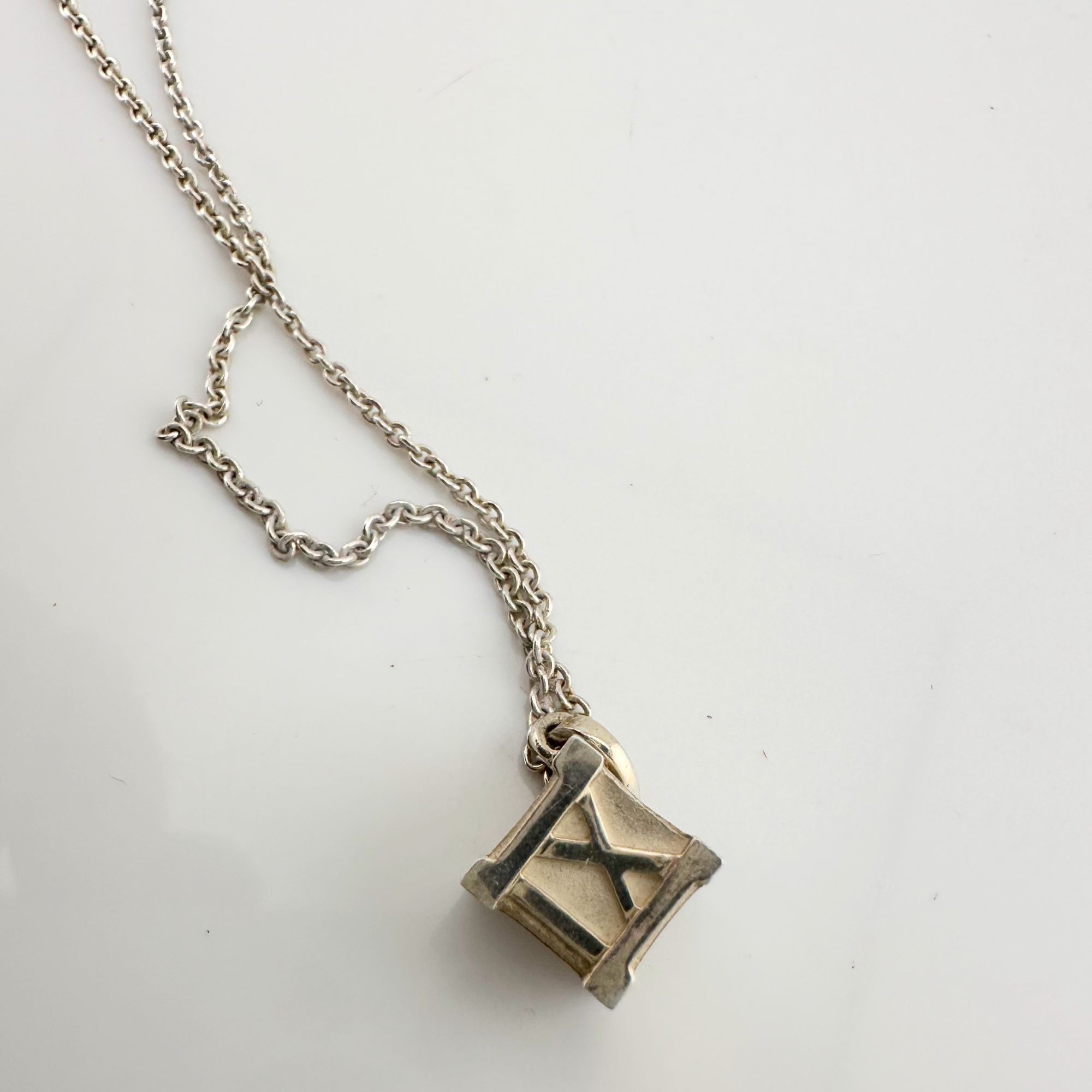 Other Tiffany and Co Atlas Cube Necklace Sterling Silver Size ONE SIZE - 10 Thumbnail
