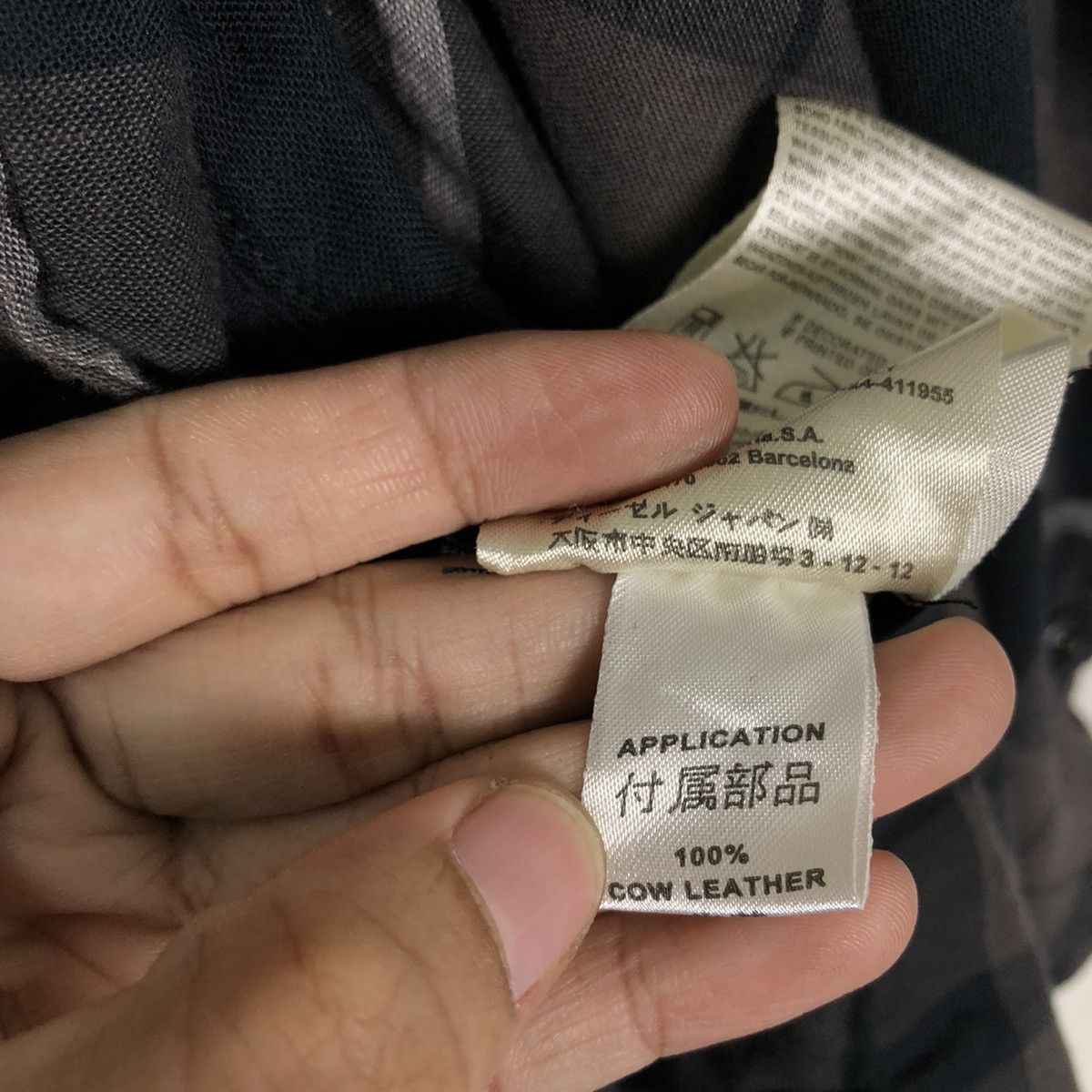 Japanese Brand 🔥90’s Bondage Parachute Biker Jacket Diesel Femme Tartan Size S / US 4 / IT 40 - 14 Thumbnail