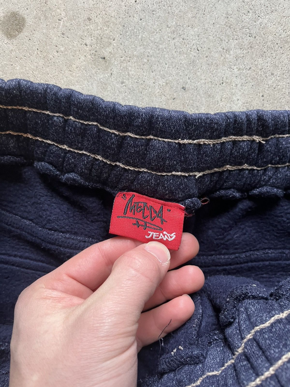 JNCO × Mecca × Vintage Y2K Mecca Embroidered Sweatpants JNCO Size US 34 / EU 50 - 5 Thumbnail
