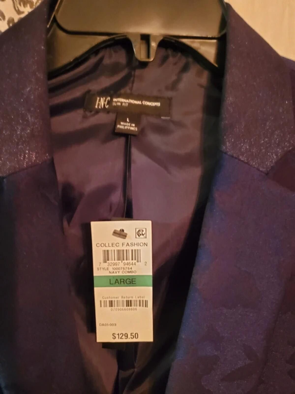 Other INC International Concepts Slim Fit Jacket Size 42R - 5 Thumbnail