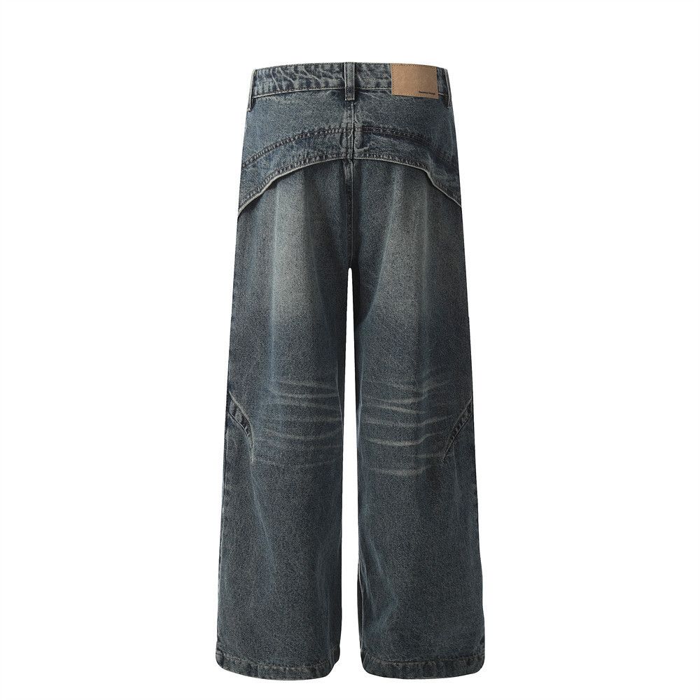 Japanese Brand × Vintage Deconstructed patchwork washed distressed jeans Size US 32 / EU 48 - 3 Thumbnail