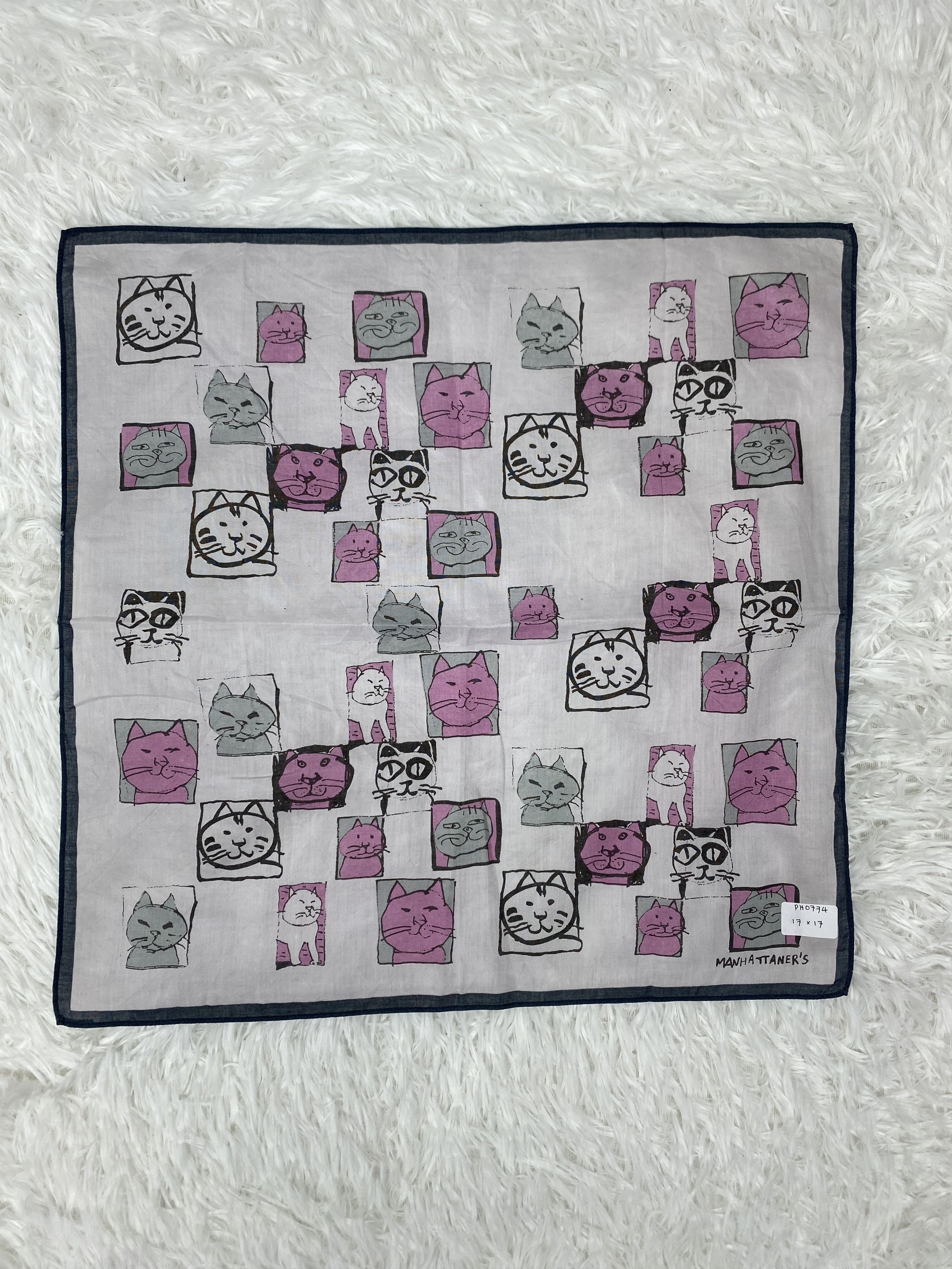 Designer × Vintage Vintage Manhattaner's Handkerchief Neckerchief PH0774 Size ONE SIZE - 3 Thumbnail