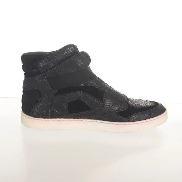 Louis Vuitton Louis Vuitton Black High-Top Sneakers -2508 Size US 7.5 / EU 40-41 - 2 Thumbnail