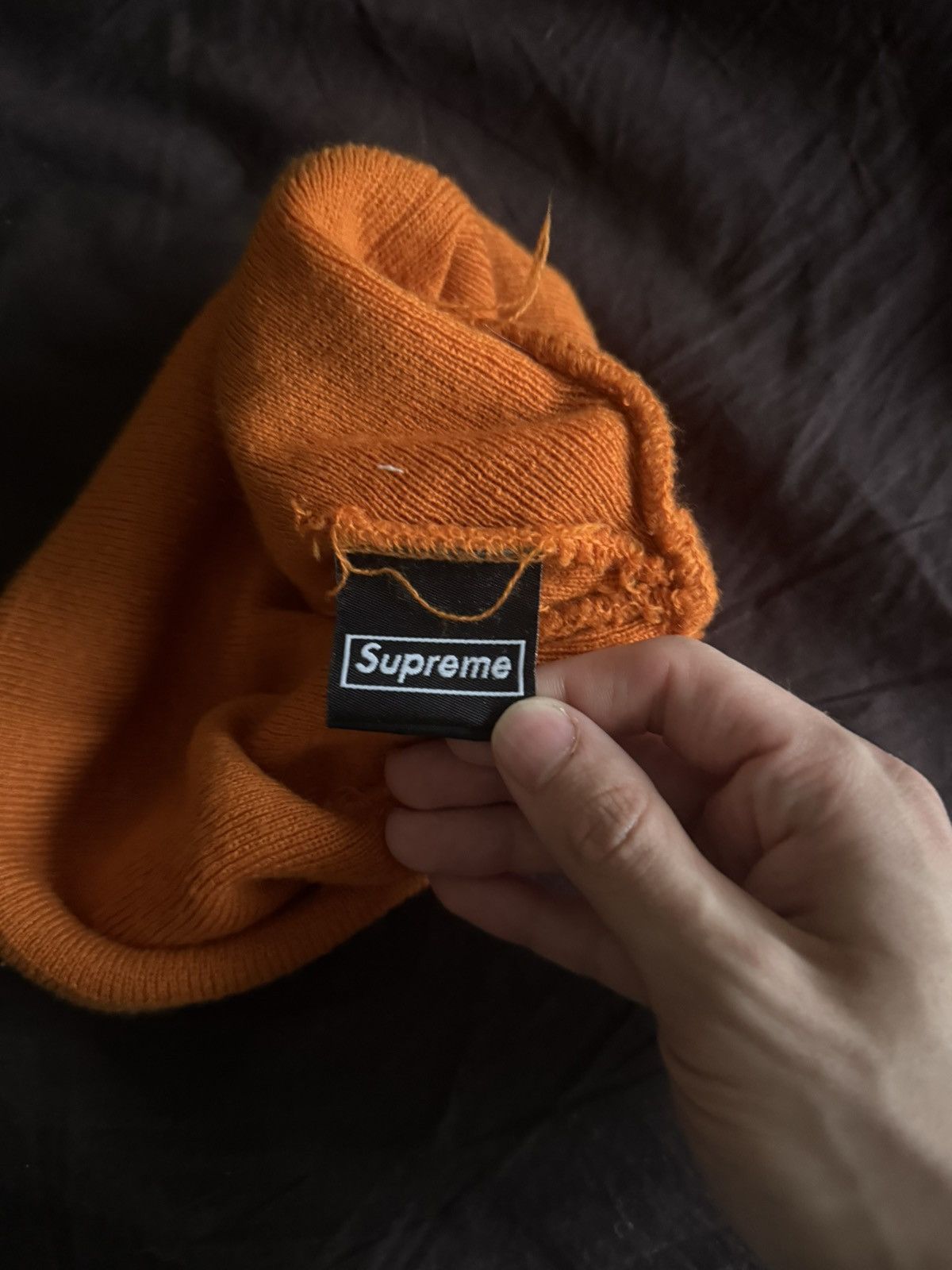 Supreme Supreme orange beanie Size ONE SIZE - 3 Thumbnail