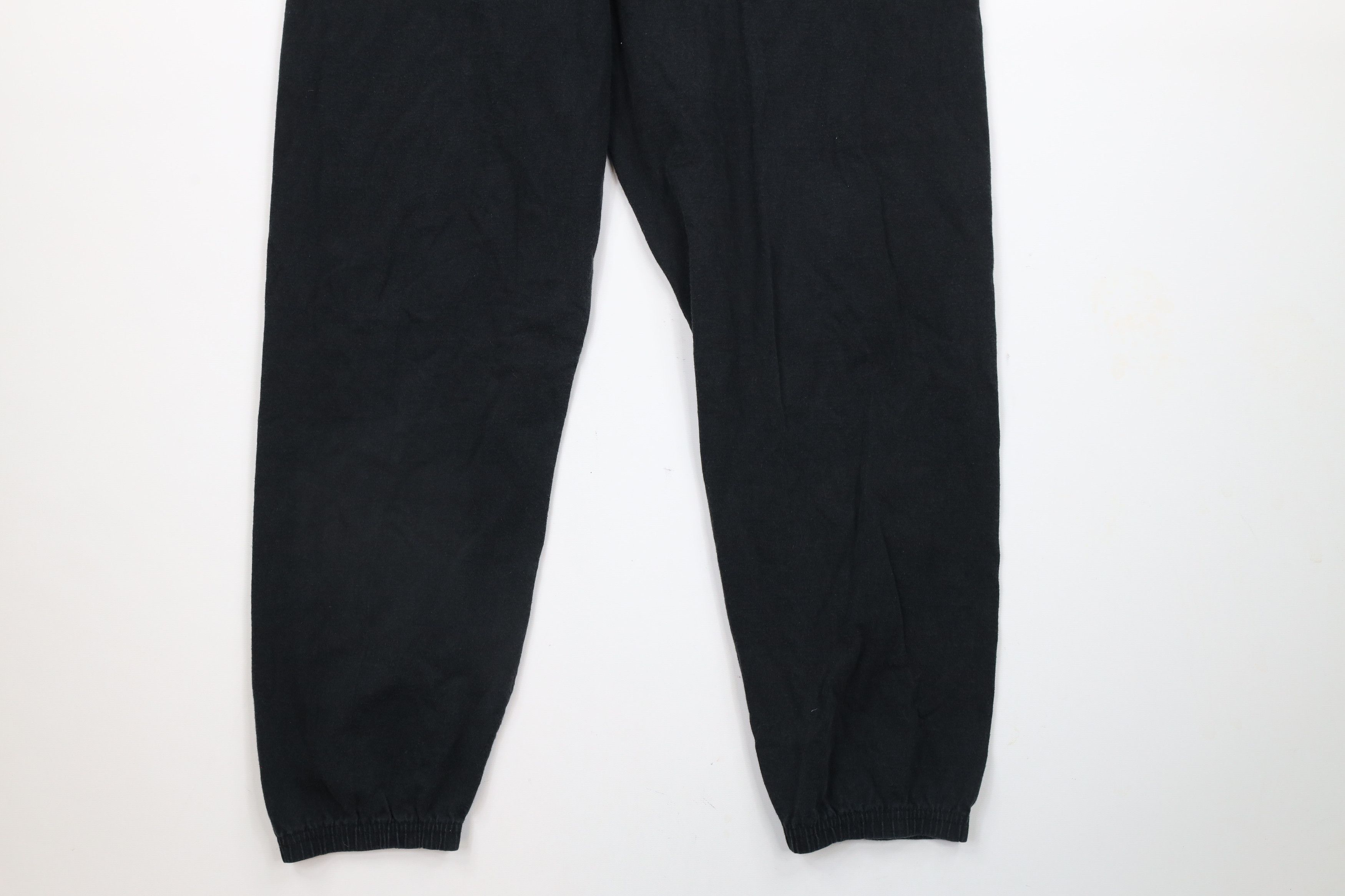 Champion × Vintage Vintage Champion Lightweight Joggers Pants Black Cotton Size US 34 / EU 50 - 4 Thumbnail