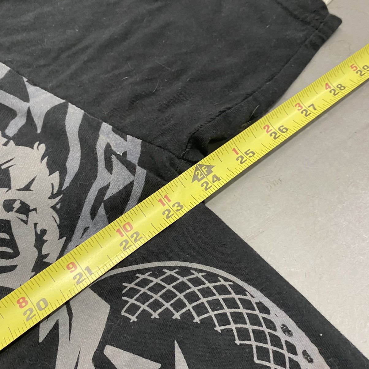 AC/DC × Band Tees × Vintage Vtg Y2K ACDC Black Ice Gothic AOP Double Sleeve Tee Grunge Size US XXL / EU 58 / 5 - 2 Thumbnail