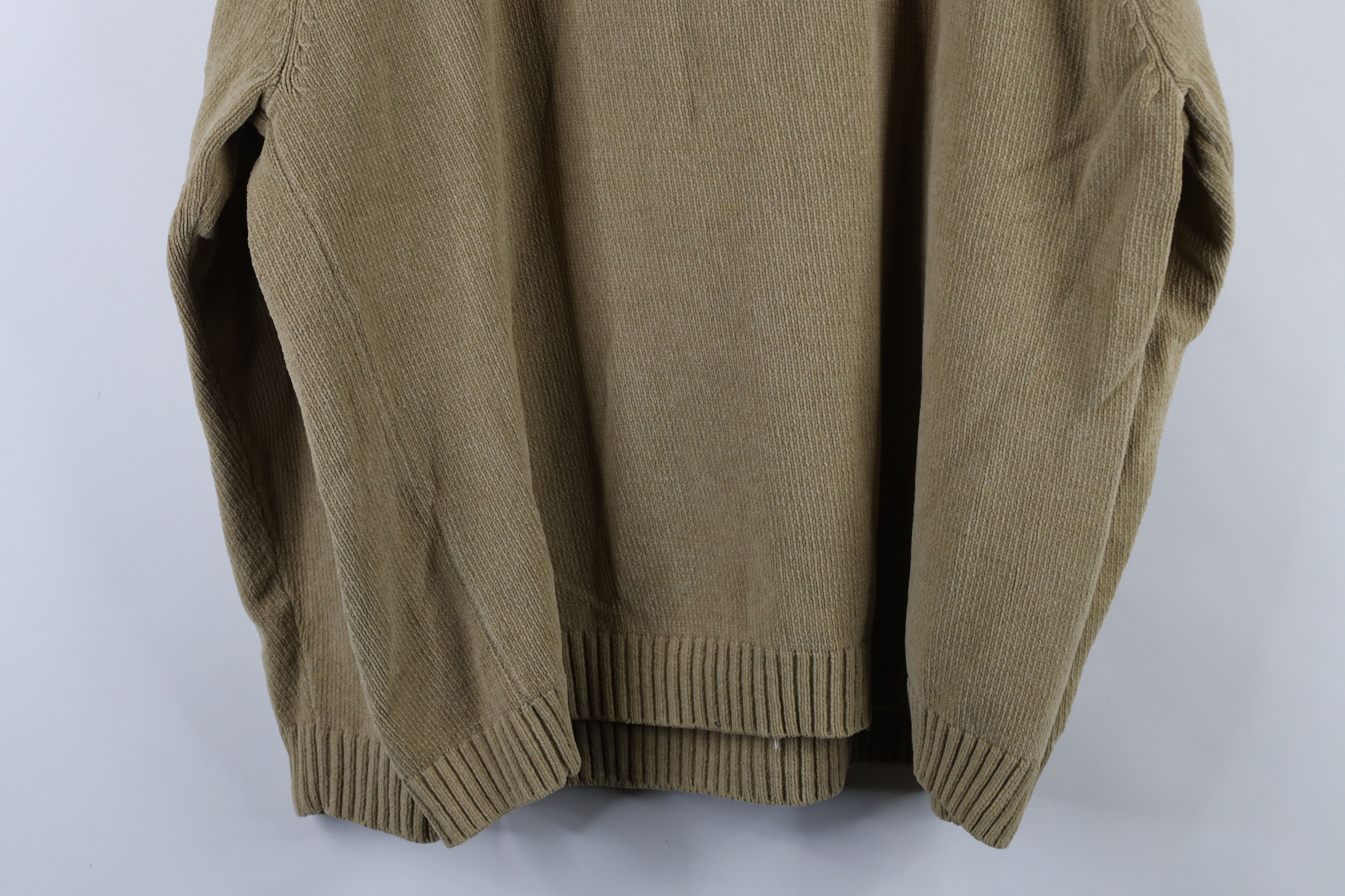Vintage Vintage 90s Streetwear Argyle Diamond Ribbed Fleece Sweater Size US XXL / EU 58 / 5 - 14 Thumbnail