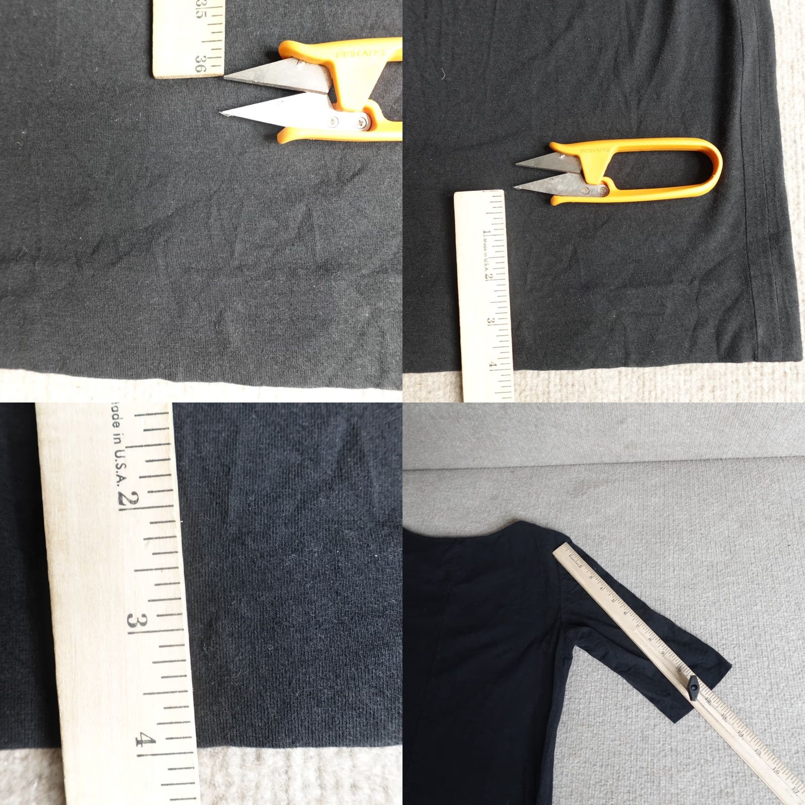 Diane von Furstenberg Diane von Furstenberg Dress Bodycon Slim Fit Black Solid Knit Jersey Knee Length L Womens Size L / US 10 / IT 46 - 8 Thumbnail