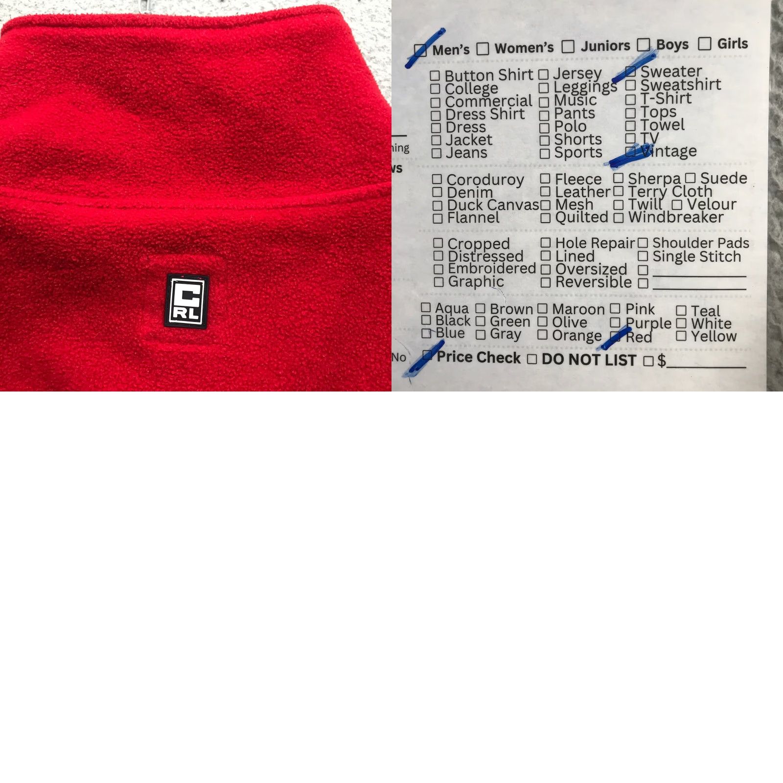 Ralph Lauren VINTAGE Chaps Ralph Lauren Fleece 1/4 Zip Pullover Sweater Men M Red Logo Knit Warm Casual Mens 1990s 80s Retro Vintage Size US M / EU 48-50 / 2 - 8 Thumbnail