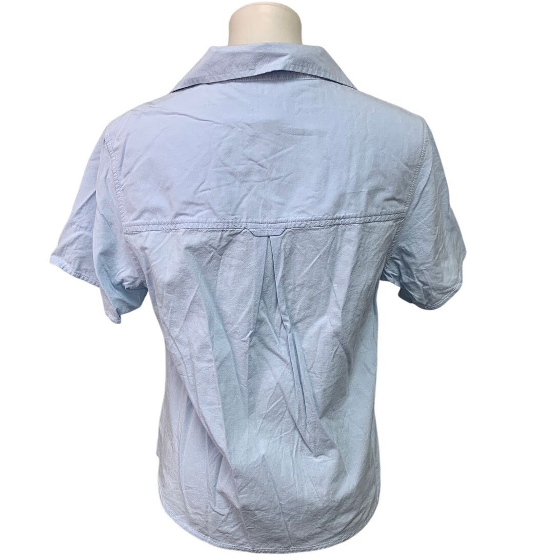 American Eagle Outfitters New American Eagle Womens Medium Collared Button Up Shirt Size M / US 6-8 / IT 42-44 - 4 Thumbnail