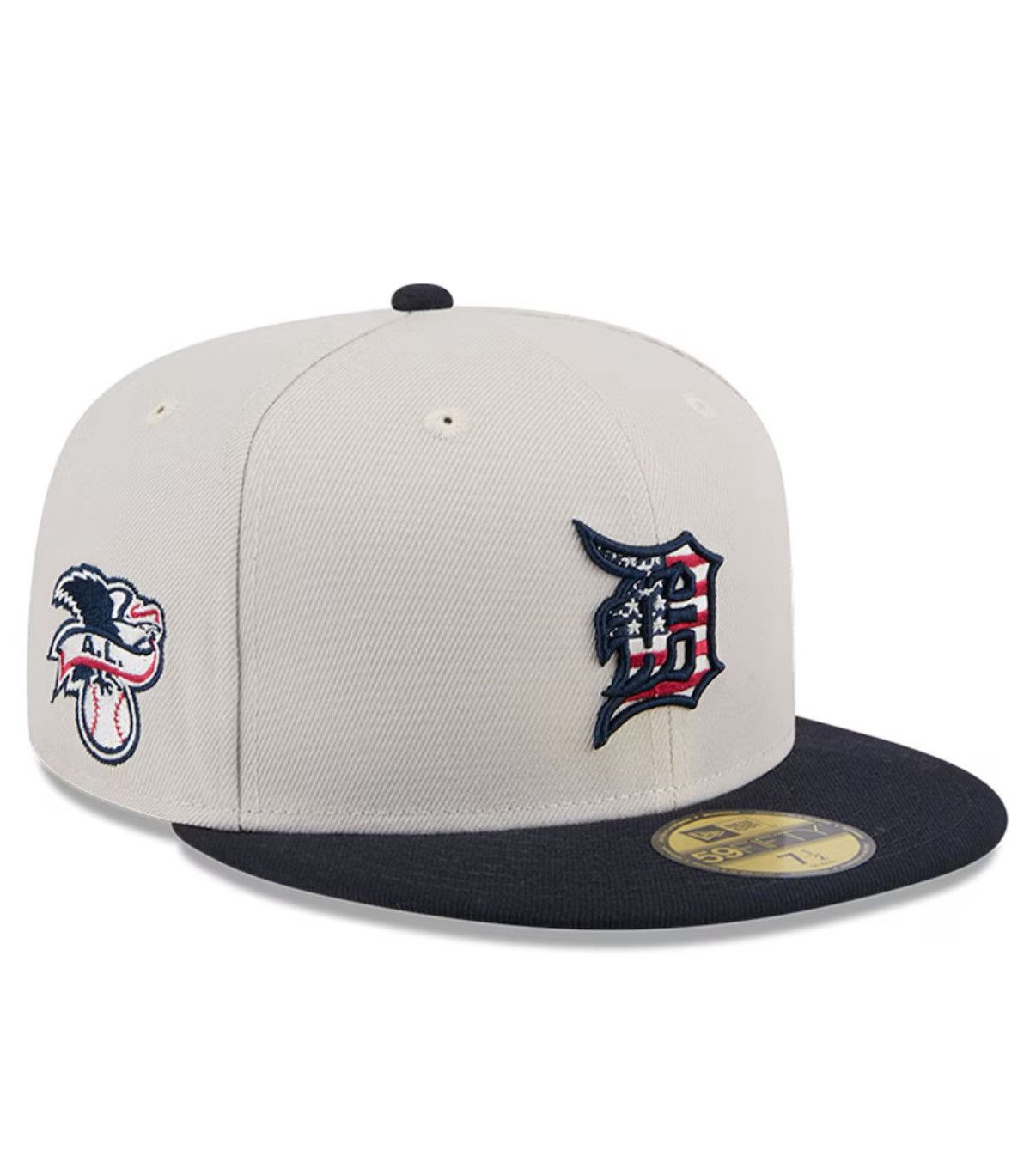 New Era Detroit Tigers New Era 59fifty 2024 4th Of July Hat 7 5/8 Size ONE SIZE - 3 Thumbnail