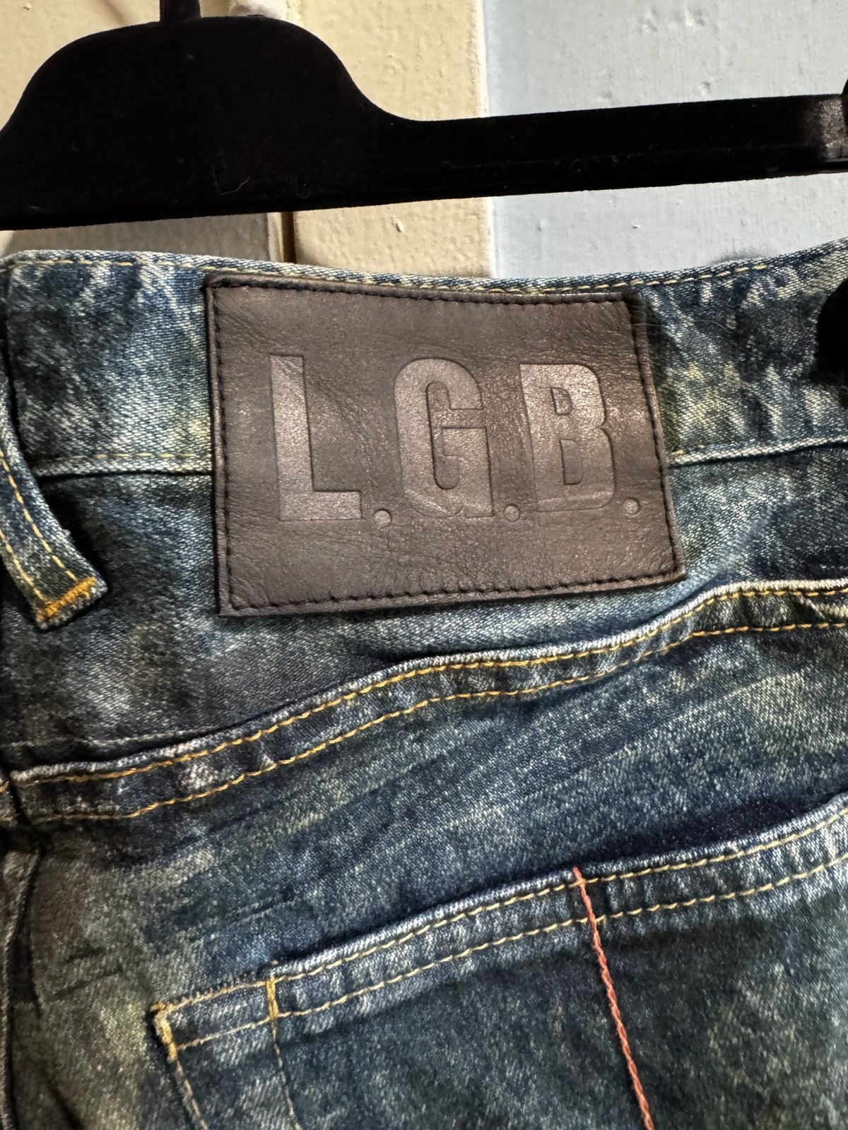 Le Grande Bleu (L.G.B.) Chameleon Painted scale Denim Size US 28 / EU 44 - 5 Thumbnail