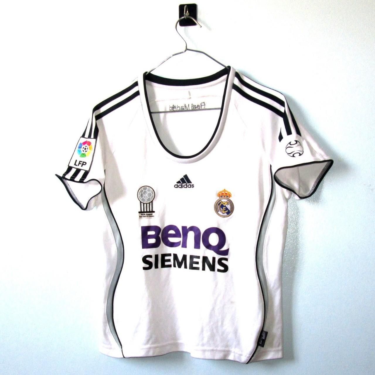 Adidas Real Madrid 2006 2007 Home Shirt Jersey Kit Woman Size US XS / EU 42 / 0 - 4 Thumbnail