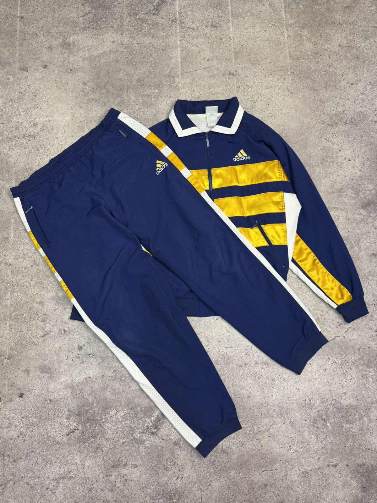 Adidas Vintage Suits Adidas Nylon Y2K streetwear 00s Nike Style Y-3 Size US L / EU 52-54 / 3 - 4 Thumbnail