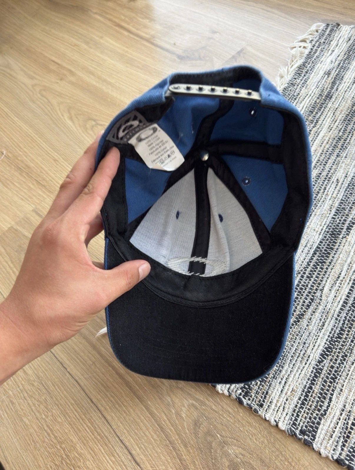 Oakley Oakley Vintage Software Rare Blue Baseball Classic Cap Hat Size ONE SIZE - 8 Thumbnail