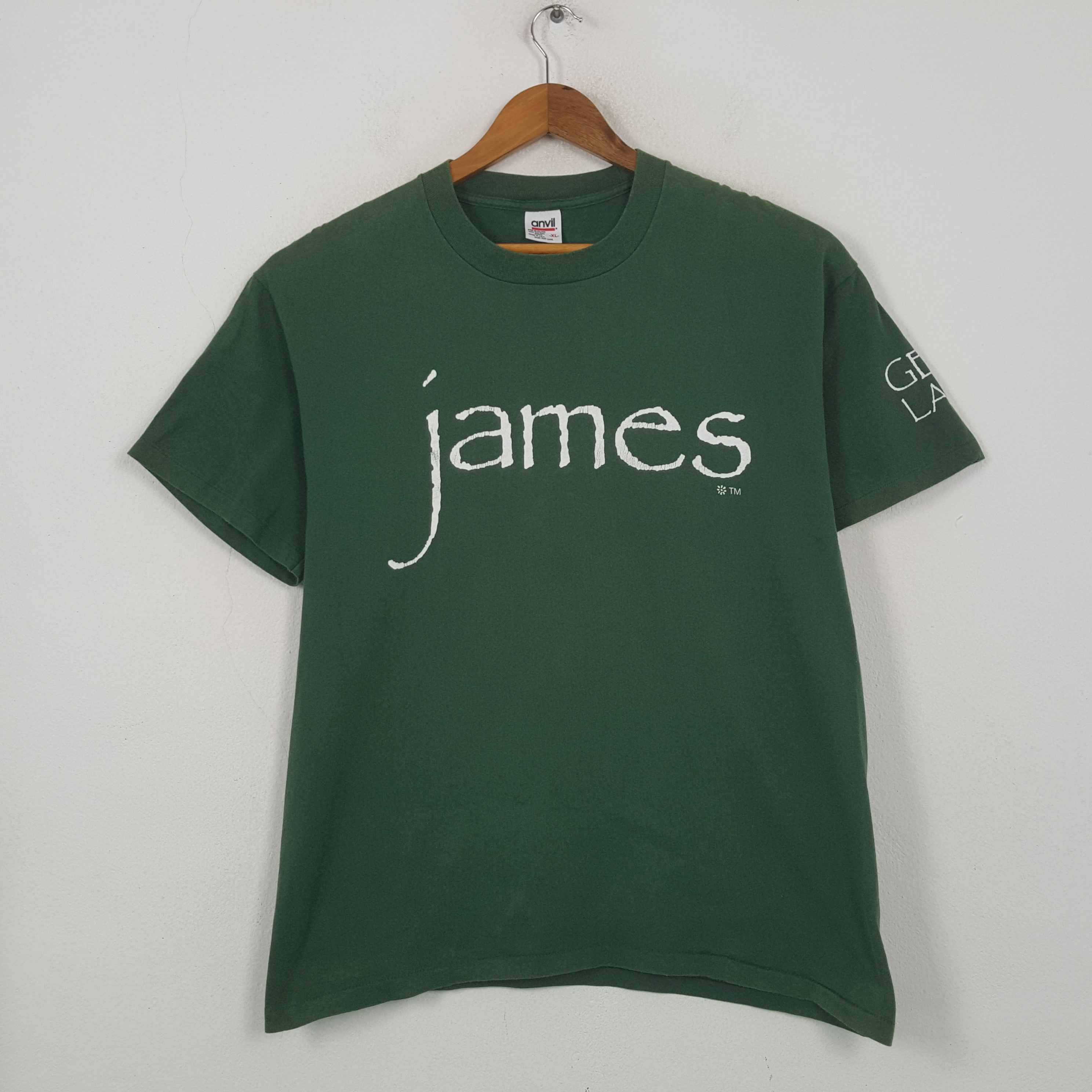 Band Tees Vintage 90's James English Rock Band T-shirt 32 Size US L / EU 52-54 / 3 - 1 Thumbnail