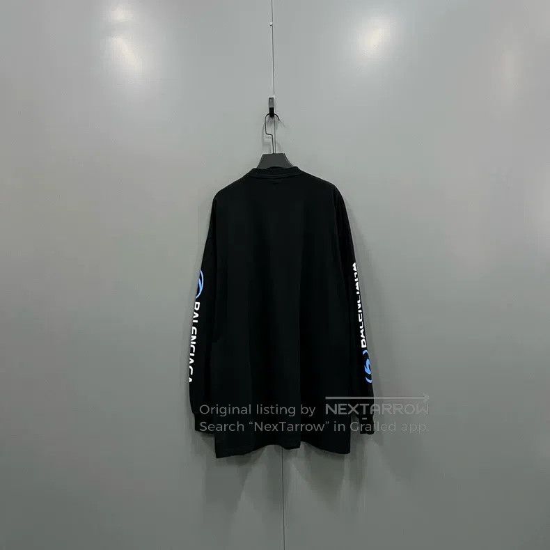 Balenciaga Balenciaga Letter logo printed unicorn arm long sleeve Size US XL / EU 56 / 4 - 2 Thumbnail