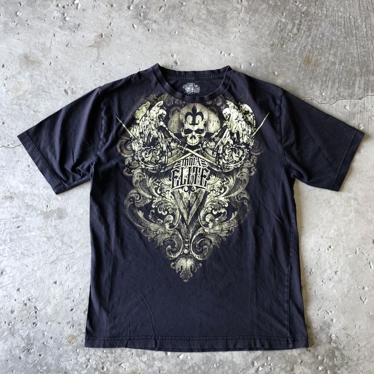 Affliction × Ed Hardy Crazy Vintage MMA Elite Cyber Y2K Style T Shirt Size US M / EU 48-50 / 2 - 1 Thumbnail