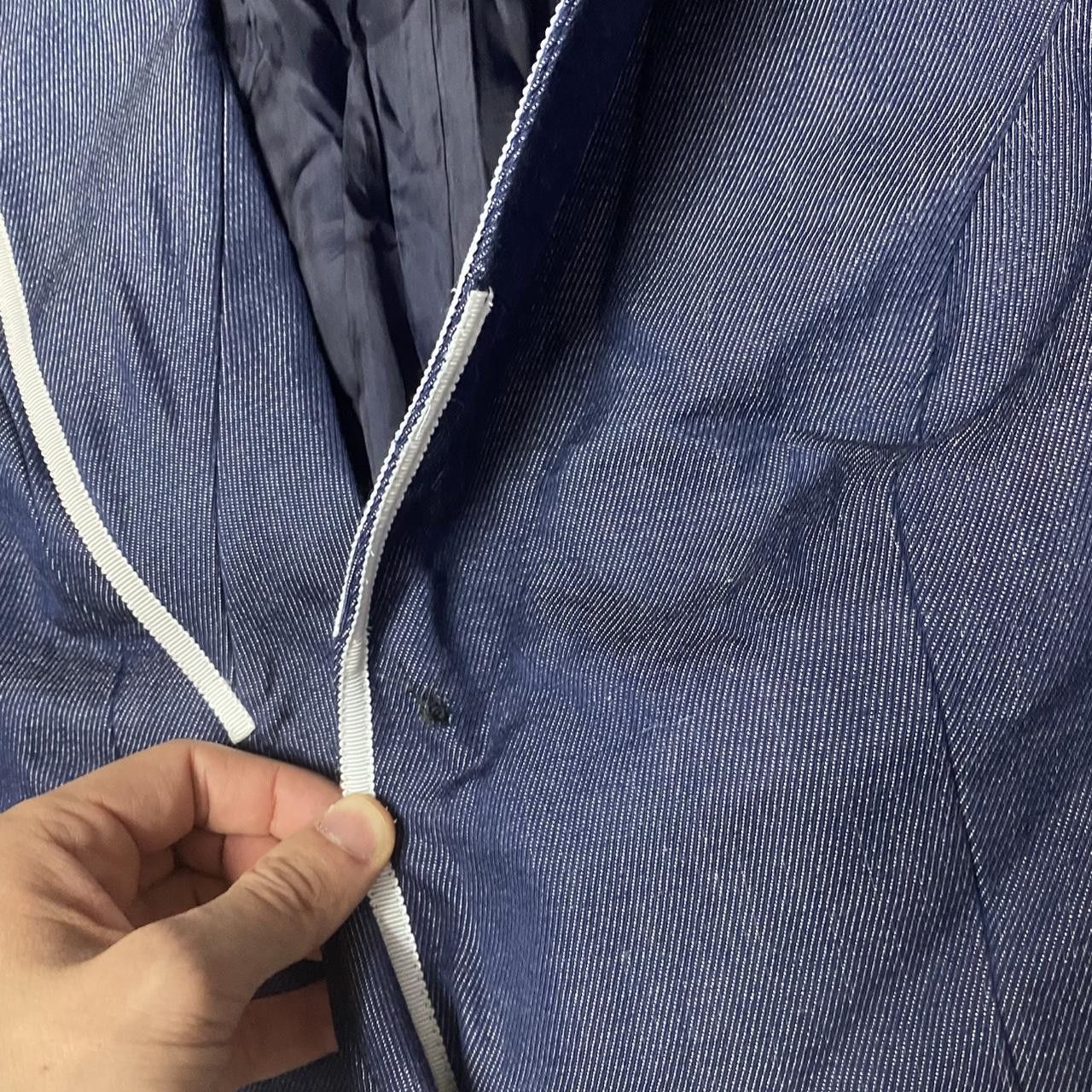 Other Navy blue blazer with white trim, fully lined Size L / US 10 / IT 46 - 3 Thumbnail