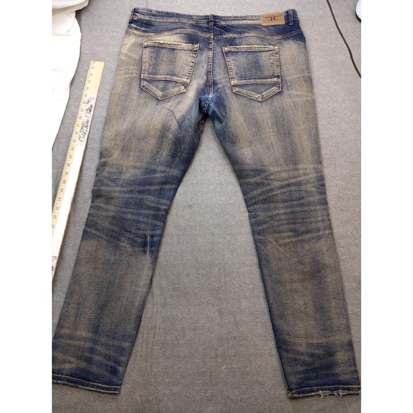 Jordan Craig Jordan Craig Legacy Edition Sean Jeans 40x32 Blue Distressed Tapered Denim Mens Jeans Denim Distressed Jeans Size US 40 / EU 56 - 6 Thumbnail