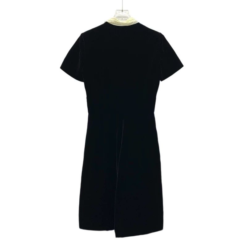 Dior Dior Black bee embroidered cotton lapel short-sleeved velv Size 24" / US 00 / IT 34 - 2 Thumbnail