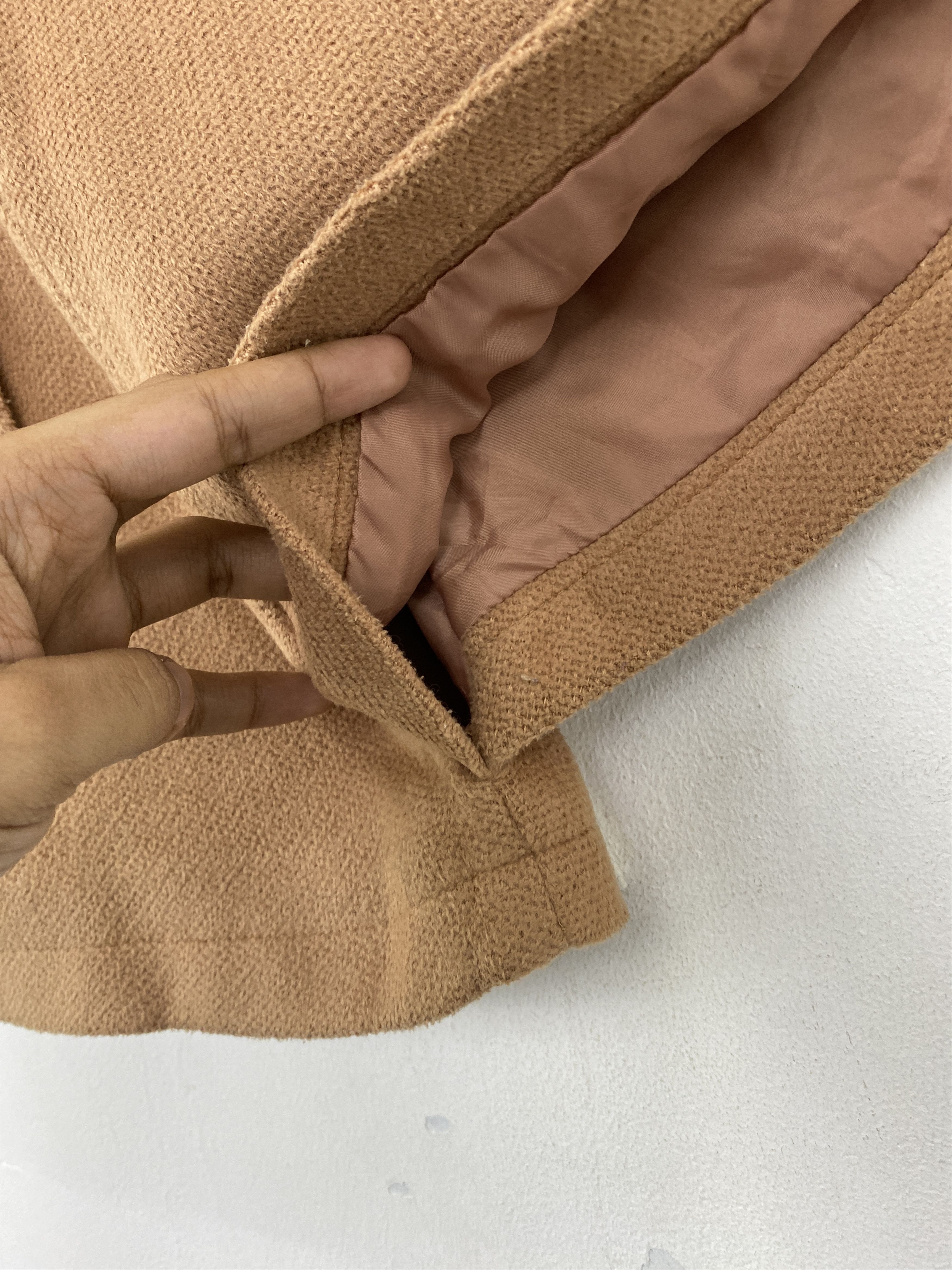 Cloak Vintage Japanese Brand Brown Cloaks and Capes Hooded JA0109 Size US L / EU 52-54 / 3 - 8 Thumbnail